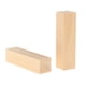 thumbnail image 3 of 5/10 piezas de dados rectangulares sin terminar, piezas de juego, bloques de madera, decoración de madera 20x20x80mm, 3 of 8