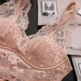 thumbnail image 4 of hotojiny Women's Bra Cute Lace Bralette Padded Underwire Everyday Bra Wide Strap Full Coverage Comfortable Bra, 4 of 7