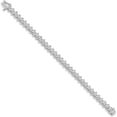 thumbnail image 2 of 14k White Gold 3.5mm Diamond Tennis Bracelet Mounting, 2 of 5