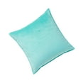 thumbnail image 2 of Cateissary Funda para cojín de asiento, repuesto de Color sólido, suave, decorativa, respetuosa con la piel, reutilizable, funda de almohada Decoración del hogar Azul 40x40cm, 2 of 6