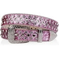 thumbnail image 1 of Diamond Belt for Women with Rhinestones, pin Buckle All-Diamond Belt, Versatile Belt, 1 of 7