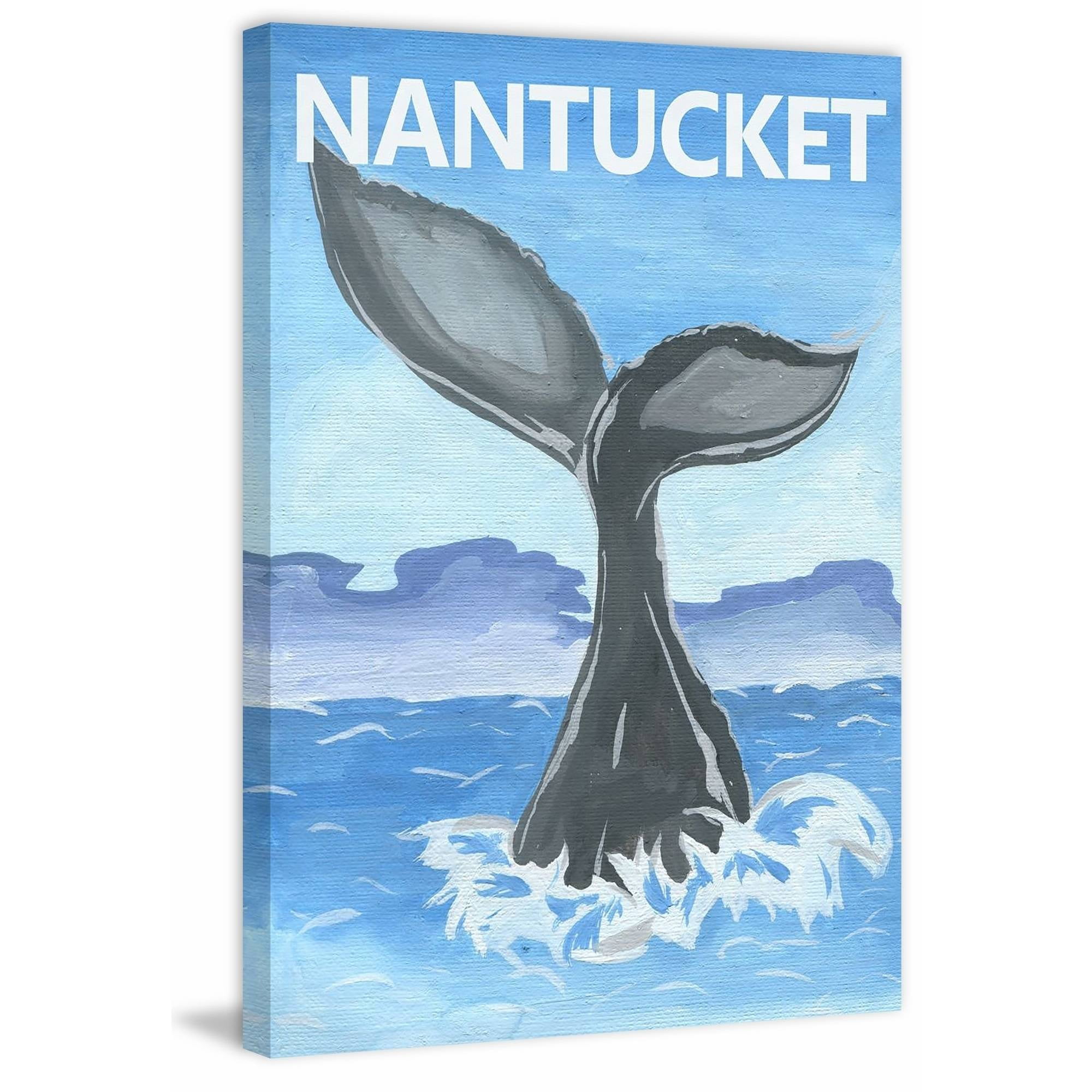 "Whale's Tale" Painting Print on Wrapped Canvas