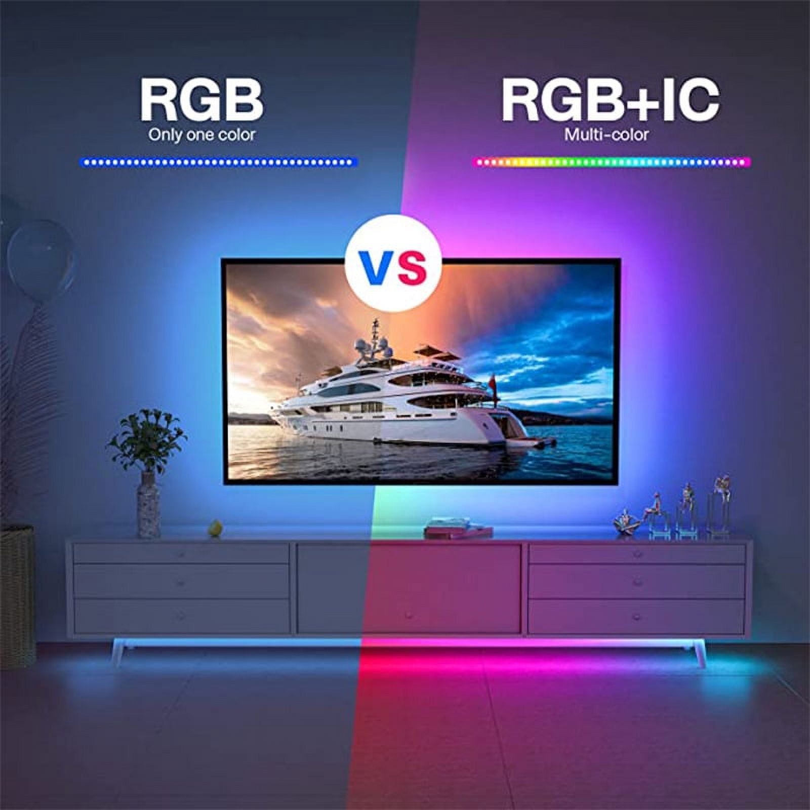LED Light Strip RGB Low Voltage Light Strip Ws2812b Running Horse Breathing Water Desktop Atmosphere 5V Magic Color USB Light Strip