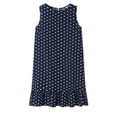 thumbnail image 2 of Vestido de mujer Vestido sin mangas con lunares Vestido sin mangas con volantes sueltos, Azul marino, L Speravity AP002113-45, 2 of 3