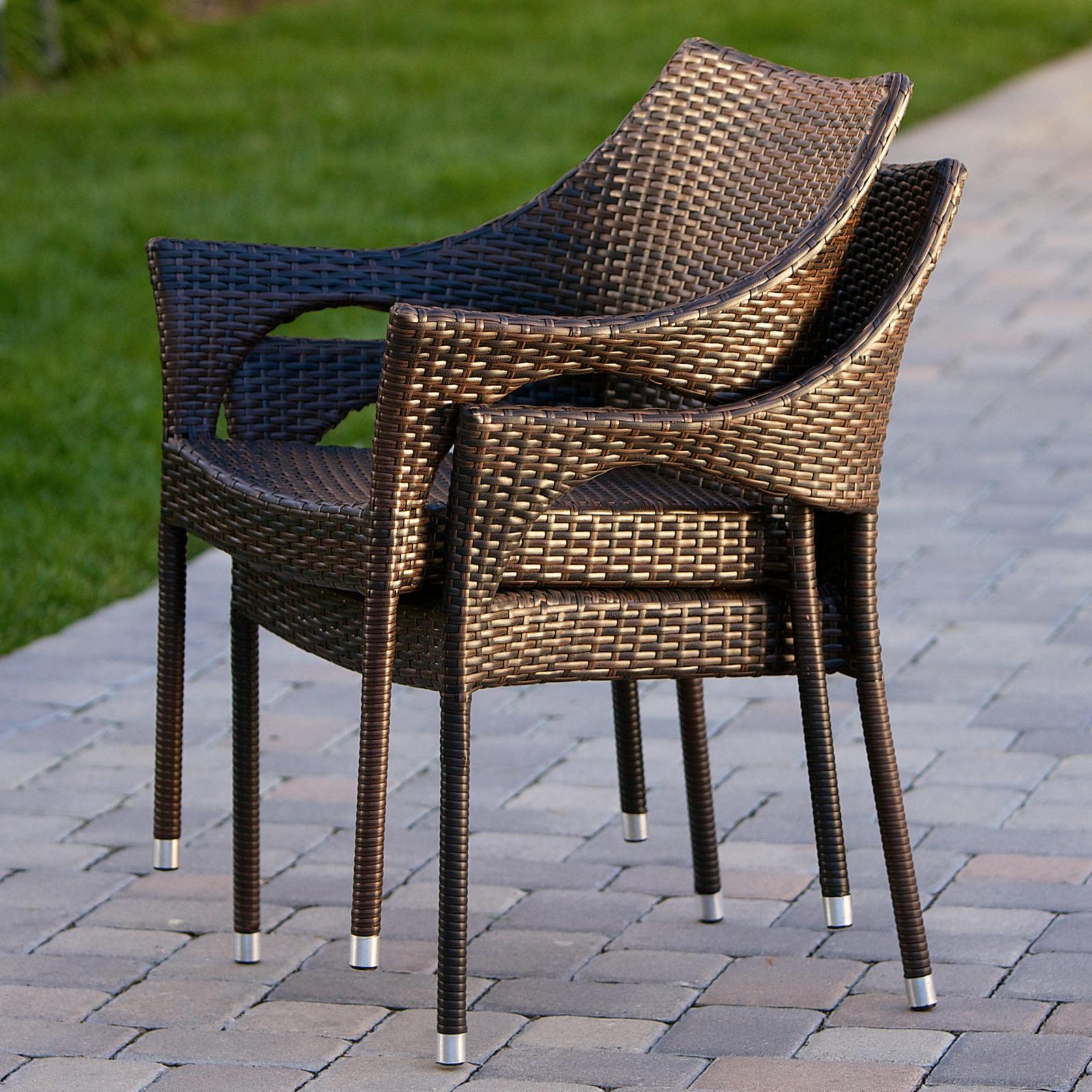Cliff All-Weather Wicker Patio Dining Set - Seats 6 - image 3 of 10