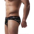 thumbnail image 4 of Men's Camouflage Boxer Briefs Low Waist Breathable Stretch Comfortable M Green, 4 of 5