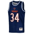 thumbnail image 2 of Youth Mitchell & Ness Walter Payton Navy Chicago Bears Retired Player NFL Basketball Fashion Jersey, 2 of 3
