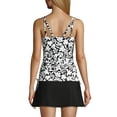 thumbnail image 2 of Lands' End Women's Petite Chlorine Resistant Adjustable Underwire Tankini Swimsuit Top, 2 of 3
