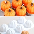 thumbnail image 2 of 1pc New 3D DIY Handmake Candle Making Silicone Mold Pumpkin Candle Candle Mold, 2 of 7
