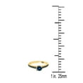 thumbnail image 3 of AoneJewelry 1.15 Carat Natural Blue Diamond Engagement Wedding Sparkling Ring Crafted In 10K Solid Rose White and Yellow Gold For Woman, 3 of 5