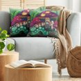 thumbnail image 5 of Ambesonne Colorful Throw Pillow Cover 2 Pack, Worm Mushroom House, 20", Multicolor, 5 of 5