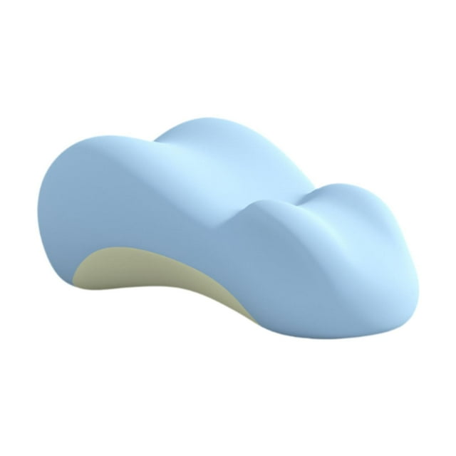 Almohada de posicionamiento para piernas, cómoda funda extraíble, multifuncional, con memoria Azul