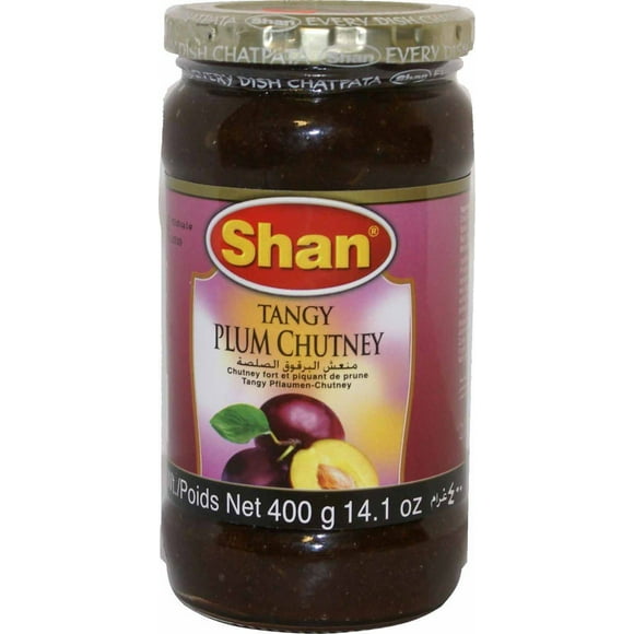 Chutney aux prunes Tangy de Shan 400 g