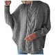 thumbnail image 1 of Suéter casual de manga larga Fridja con cuello alto y manga murciélago para mujer Talla M, 1 of 5