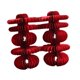 thumbnail image 2 of Bola de panal roja para decoración de bodas, ideal como regalo, personaje decorativo Xi 30 cm x 28 cm x 15 cm, 2 of 9