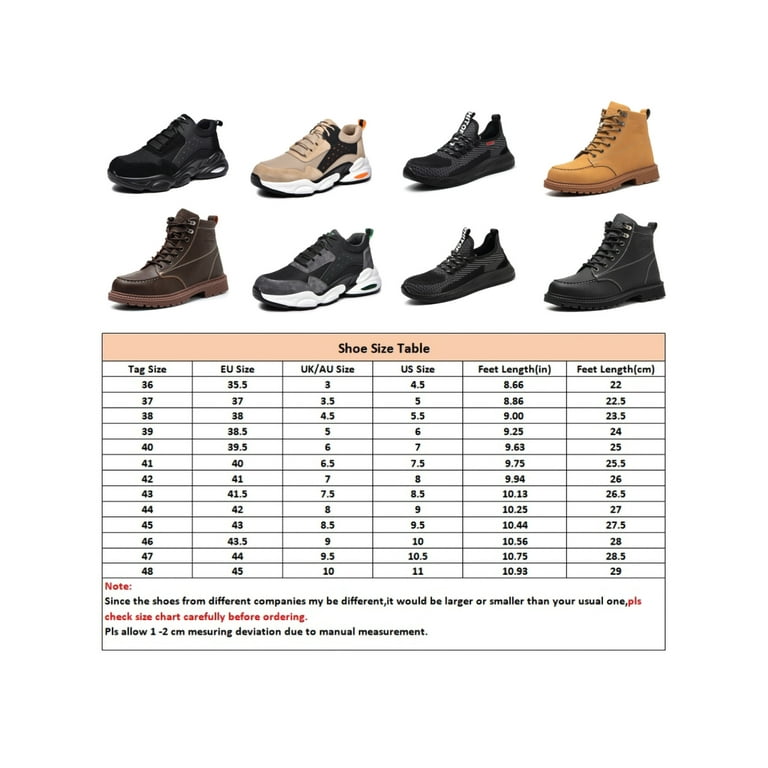 Timberland pro deals size chart