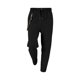 thumbnail image 4 of Ceisia Men's Linen-Like Casual Straight Pants Elastic Waist Drawstring Trousers With Decorative Chain Gifts, 4 of 9