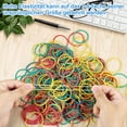 thumbnail image 4 of 500 Pieces Multi-Color Rubber Bands, Stretchable And Reusable For Diy Projects, Heat Resistant And Environmentally-Friendly For Home, Office, School, 4 of 7
