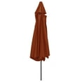 thumbnail image 3 of vidaXL Parasol Extérieur avec Mât en Métal 390 cm Terracotta, 3 of 5