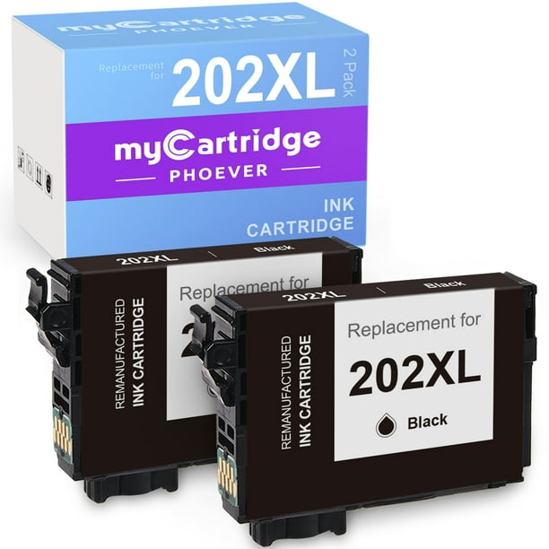 202 Black Ink Cartridge for Epson 202 XL 202XL T202XL for Workforce WF
