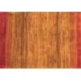 thumbnail image 1 of Ahgly Company Indoor Rectangle Abstract Orange Contemporary Area Rugs, 2' x 3', 1 of 1