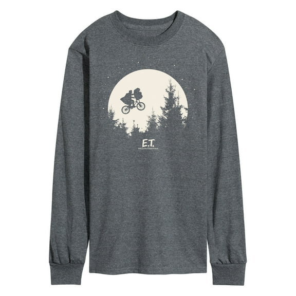 E.T. The Extra Terrestrial - Over The Moon Bike - Men's Long Sleeve T-Shirt