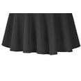 thumbnail image 4 of Urban CoCo Women's Flared Stretchy Mini Skater Skirt（Black-long, M）, 4 of 7