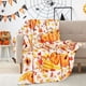 thumbnail image 4 of Manta de Franela con Estampado de Calabaza y Girasol | Edredón Portátil, Suave y Cálido, de 70 X 100 a 150 X 200 Cm | Decoración Otoñal: Manta Acogedora para La Siesta, para Sofá, Cama, Viajes y Camp, 4 of 6