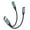 2 USB C female, variant on MOMOJIA 2/3 in 1 USB Y Splitter Cable USB Power Splitter Cable USB Male to Type C Female Splitter Cable Charging Data Transfer