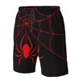 thumbnail image 4 of Fotbe Red Spider Trajes de Baño Estampados para Hombre, Shorts de Verano de Secado Rápido, Ropa de Playa, Bañadores-Small, 4 of 6