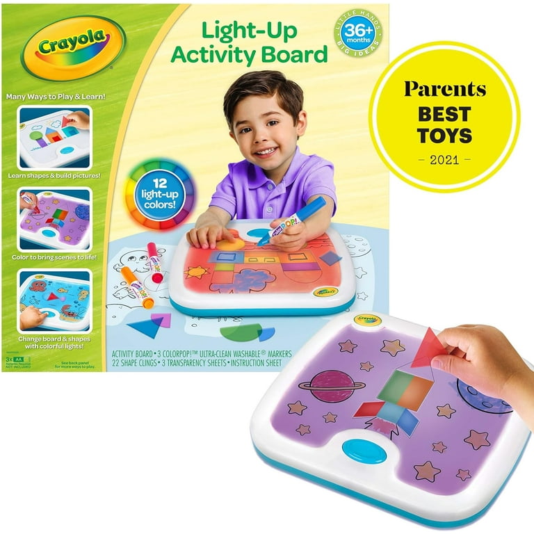 Light-Up Activity Board, Educational Toy for Kids, Crayola.com