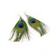 thumbnail image 2 of WILLBEST Aretes Plata Estilo Pluma Plateado Gancho Pendientes Colgantes Mujer Gota Para La Oreja, 2 of 5