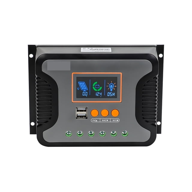 PWM 80A 60A 30A 12V 24V 36V 48V Auto Solar Charger Regulator Max PV 100V 24 Hour Settable Work Time Fit For Light And RV System ,Safe to Use
