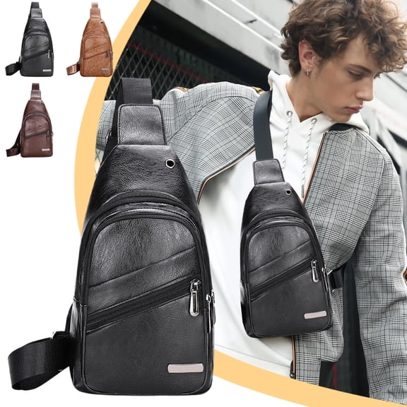 Hfnxid Crossbody Sling Bags for Women Men Small Sling Shoulder Backpack with Convertable Strap Fashionable Travel Chest Pack