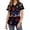 01-Dark Blue, variant on 250 Anniversary USA Scrubs for Women, Soft V-Neck 4th of July Scrub Tops, Patriotic Stretchy Medical Uniform with Pockets, Breathable & Easy Care 02-Blue XXL