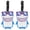 Happy Shark, variant on Miami Carryon Navy Llama Luggage Tags - Set Of 2