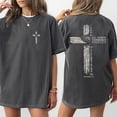 thumbnail image 2 of I Can Do All Things Through Christ Double Sided Christian T-Shirt – Philippians 4:13 Bible Verse Faith Graphic Tee, Religious Jesus Shirt Gift for Men & Women, 2 of 6