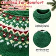 thumbnail image 5 of Dog Christmas Sweater Festive Cozy Warm Knit Turtleneck Puppy Pullover for Small Medium Dogs Winter Dog Clothes Pet Clothes Cold Weather, 5 of 9