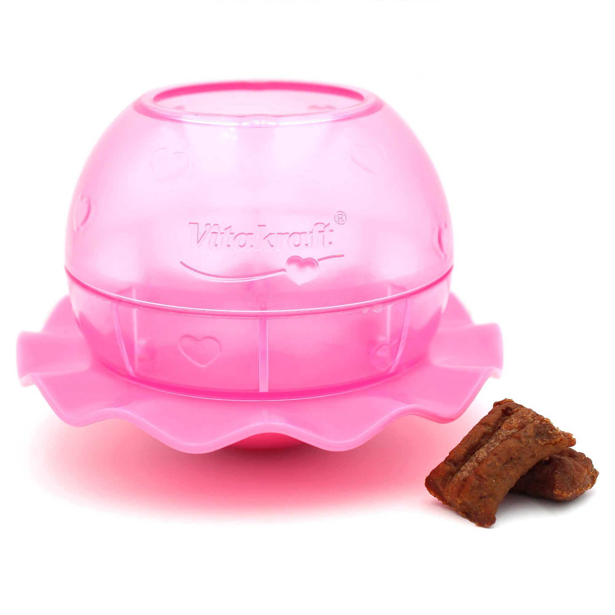 Vitakraft Toy Dispenser with Chicken Flavor Treats, 0.42 oz