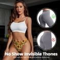 thumbnail image 4 of Thongs for Women - Colorful Bohemian Sunflower No Show Seamless Womens Thongs Underwear, Soft Stretch G String Thongs for Women,Cuteness Ladies Thong Bikini Panties Briefs, 4 of 5