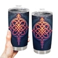 thumbnail image 3 of Taza de café Tumbler Oasisdream de 600 ml con estampado de nudos, 3 of 6