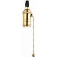 thumbnail image 2 of Antique Brass Pendant Lamp Holder with Pull Chain Socket, 2 of 5
