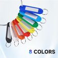 thumbnail image 2 of Llaveros de plástico Teskyer, paquete de 56 con llavero, 8 colores, 2 of 8
