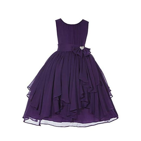 Sweetheart Ruched Surplice Bodice Ekidsbridal Yoryu Chiffon Ruched Bodice Rhinestone Flower Girl Dress Pageant Dresses Birthday Girl Dress Princess Dresses Ballroom Gown Toddler Girl Dresses Special Occasion Dresses Daily Dresses 162S ()