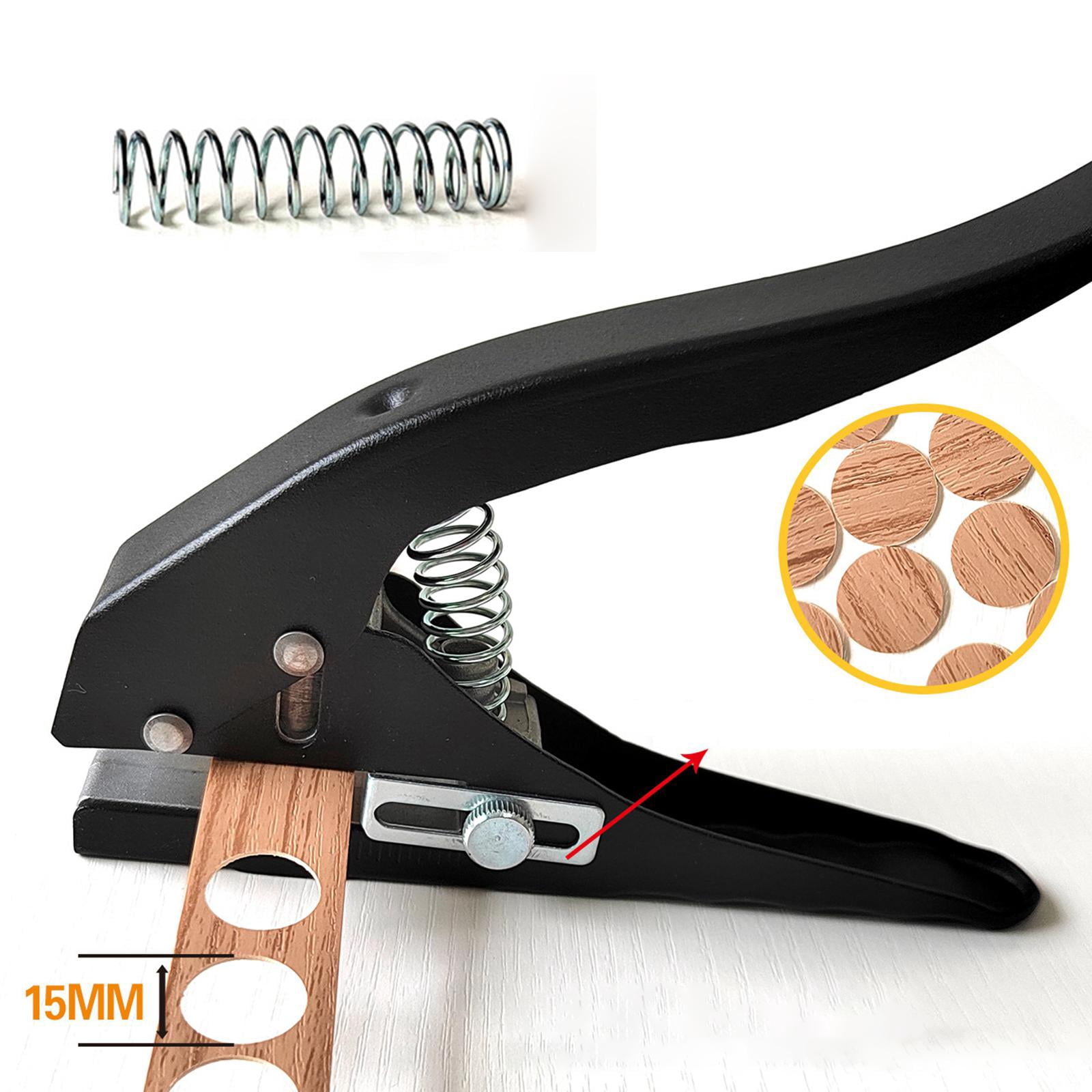 Portable Hole Puncher Durable Heavy Duty metal Banding Hole Punch Pliers for Paper Greeting Cards Tag DIY Woodworking