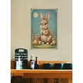 thumbnail image 5 of Novelty Aluminum Sign with a Cute Bunny and Easter Eggs, 12 x 16 Inches, Add Some Whimsy to Your Living Room, Bedroom, or Kitchen with This Charming Spring Decor Piece, 5 of 8