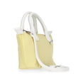 thumbnail image 5 of No Boundaries Women's Mini Tote Crossbody Bag, Lemon Ice, 5 of 6