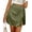 Army Green, variant on Zeagoo Womens Mini Skirt Stain Silk Skirts Sexy Stretch Fitted Bodycon Short A-Line Skirts Y2k Cute Skirts