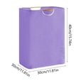 thumbnail image 3 of Dvumao 15.8x12x12 in Collapsible Linen Laundry Hamper, Waterproof Clothes Basket with Wooden Handles, Large Capacity Organizer, 3 of 6