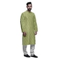 thumbnail image 2 of Atasi Designer Kurta Pajama For Men Printed Straight Kurta Set Summer Clothing, 2 of 5